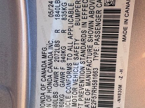 Used 2024 Honda Civic Sport image 30