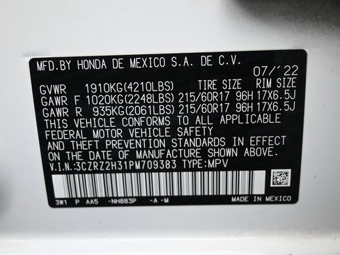 Used 2023 Honda HR-V LX image 13