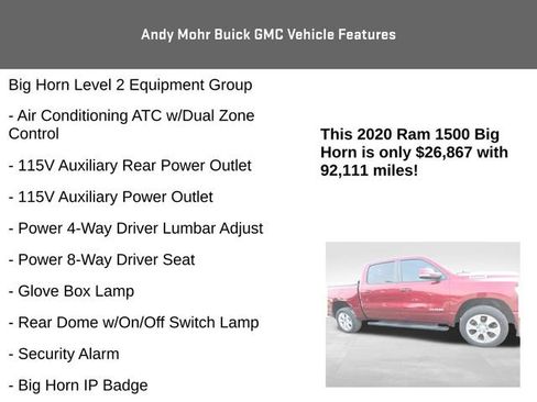 Used 2020 RAM 1500 Big Horn image 8