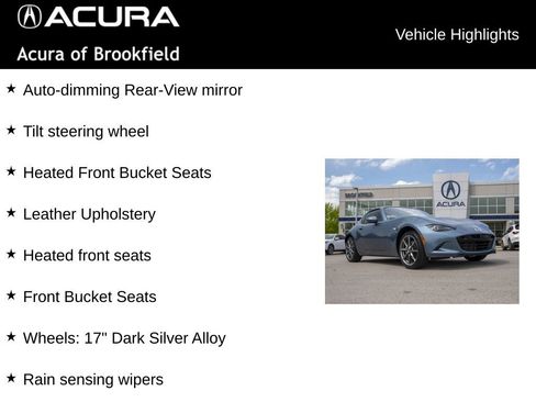 Used 2017 MAZDA MX-5 Miata RF Grand Touring RWD image 16