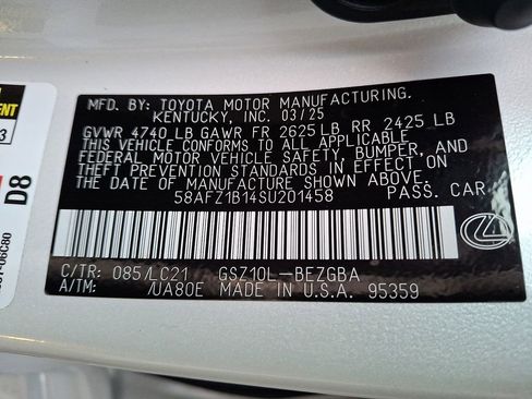 Used 2025 Lexus ES 350 Ultra Luxury w/ Accessory Package (Z1) image 26