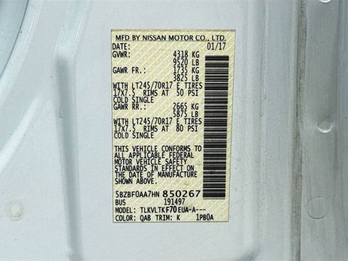 Used 2017 Nissan NV 3500 SV w/ SV Technology Package image 31