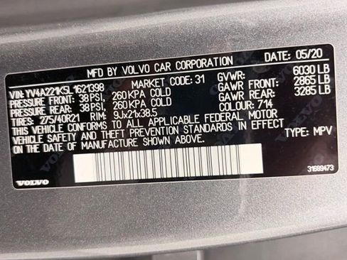 Used 2020 Volvo XC90 T6 Momentum w/ Protection Package image 11