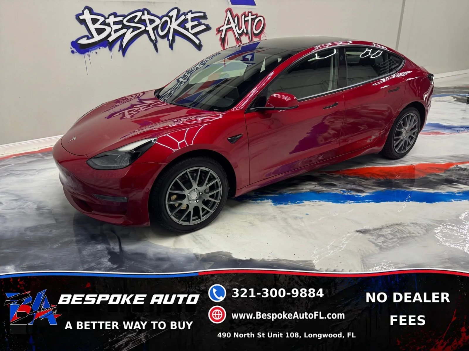 Used 2022 Tesla Model 3 Long Range AWD/4WD image 1