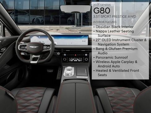 New 2025 Genesis G80 3.5T Sport Prestige image 17