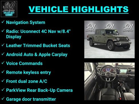 Used 2022 Jeep Gladiator Overland w/ Popular Equipment Package AWD/4WD image 3