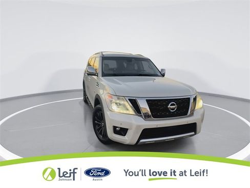 Used 2017 Nissan Armada Platinum w/ Captain Seat Package image 2