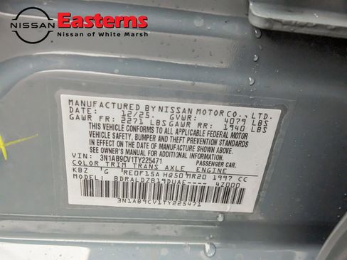 New 2026 Nissan Sentra SV w/ SV Convenience Package image 29