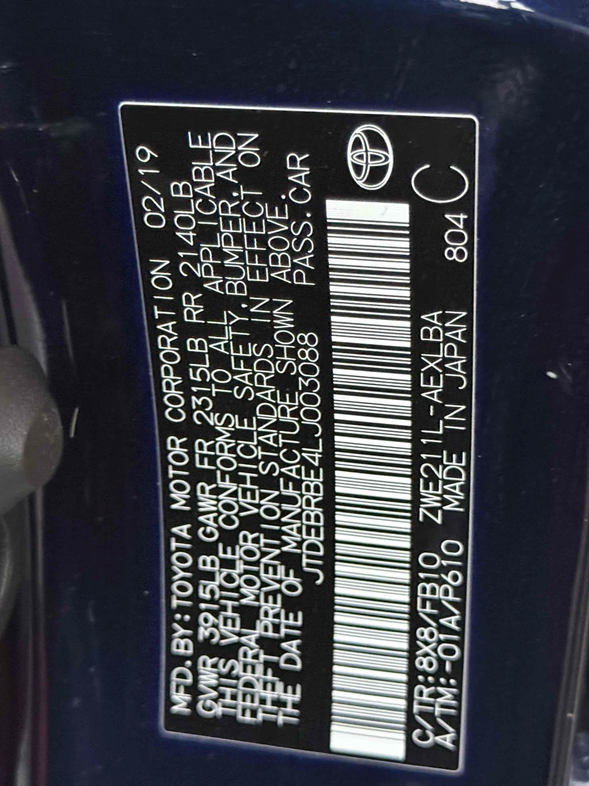 Used 2020 Toyota Corolla LE FWD image 93