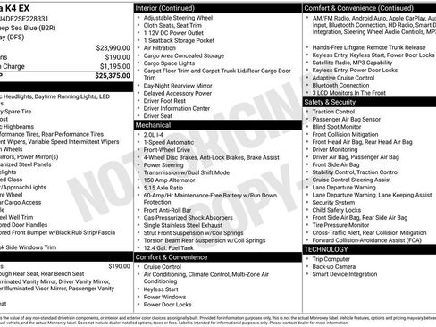 Certified 2025 Kia K4 EX FWD image 7