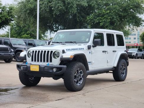 Used 2022 Jeep Wrangler Unlimited Rubicon 4xe w/ Steel Bumper Group AWD/4WD image 3