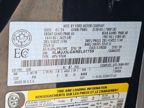 Used 2024 Lincoln Navigator L Reserve w/ Equipment Group 201A image 30