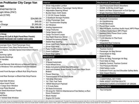 Used 2022 RAM ProMaster City Tradesman FWD image 30