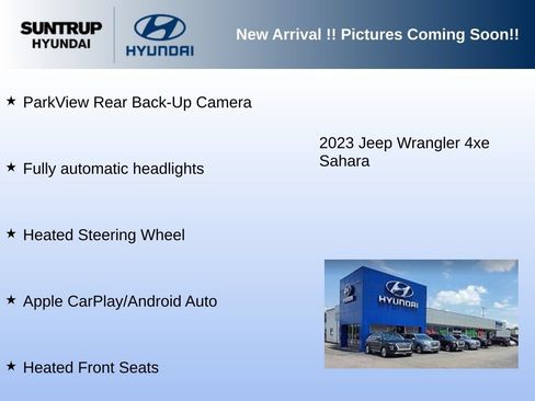 Used 2023 Jeep Wrangler Unlimited Sahara w/ Cold Weather Group AWD/4WD image 4