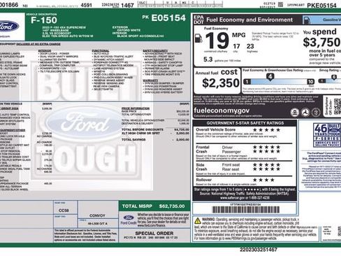 Certified 2023 Ford F150 XLT w/ Equipment Group 302A High image 36