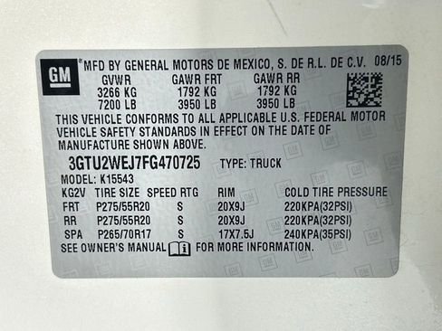 Used 2015 GMC Sierra 1500 Denali w/ Driver Alert Package image 37
