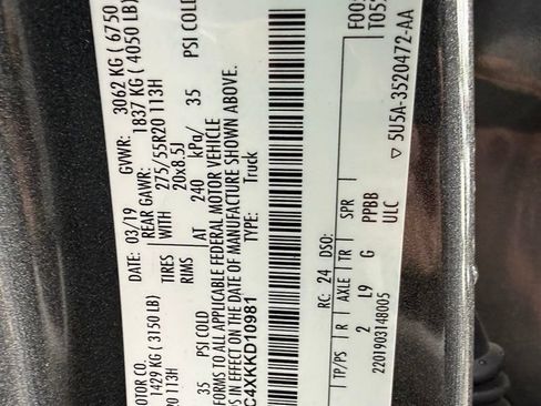 Used 2019 Ford F150 XL w/ Equipment Group 101A Mid RWD image 11
