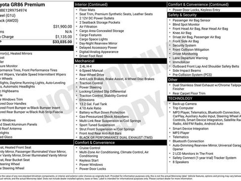 Used 2024 Toyota GR86 Premium RWD image 7