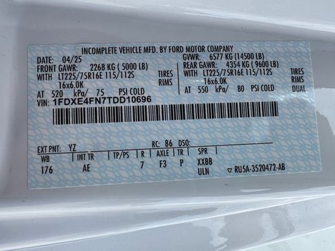New 2026 Ford E-450 and Econoline 450 Super Duty w/ Power Equipment Group image 24