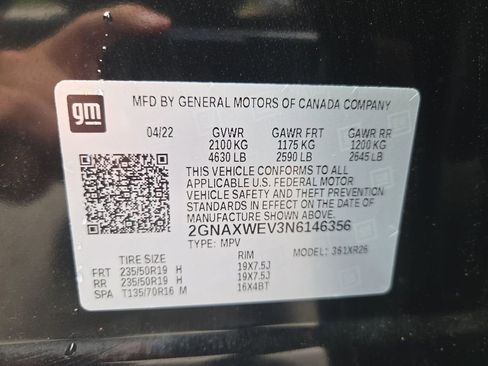 Used 2022 Chevrolet Equinox RS w/ Infotainment Package AWD/4WD image 28