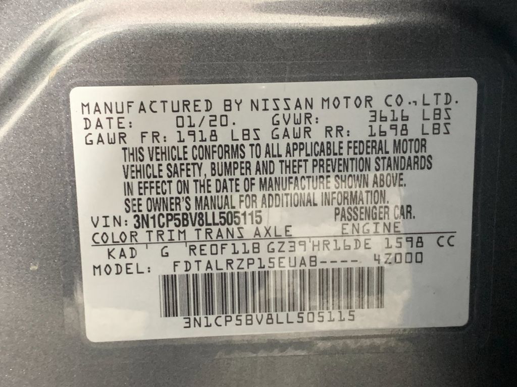 Used 2020 Nissan Kicks S FWD image 12