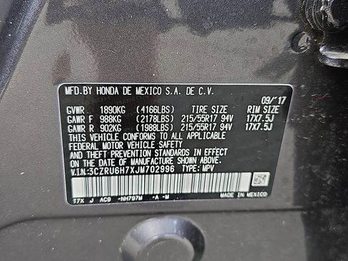 Used 2018 Honda HR-V EX-L image 29