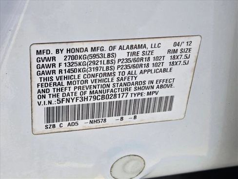 Used 2012 Honda Pilot EX-L image 22