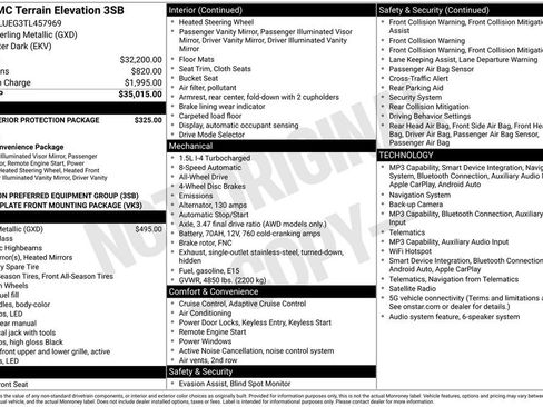 New 2026 GMC Terrain Elevation AWD/4WD image 14
