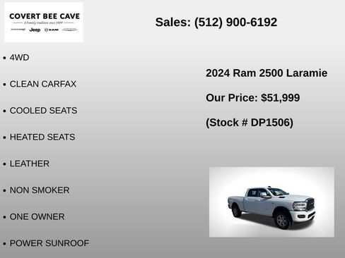 Used 2024 RAM 2500 Laramie image 6