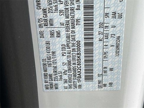 New 2025 Ford Transit 350 XL image 18