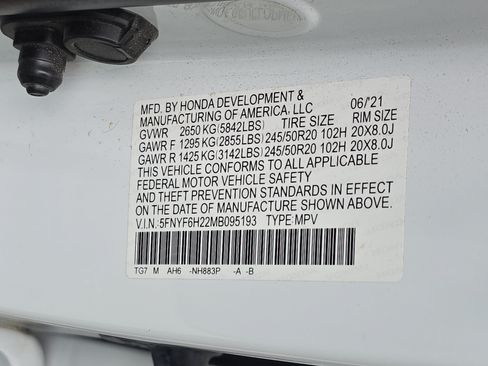 Used 2021 Honda Pilot Special Edition image 36