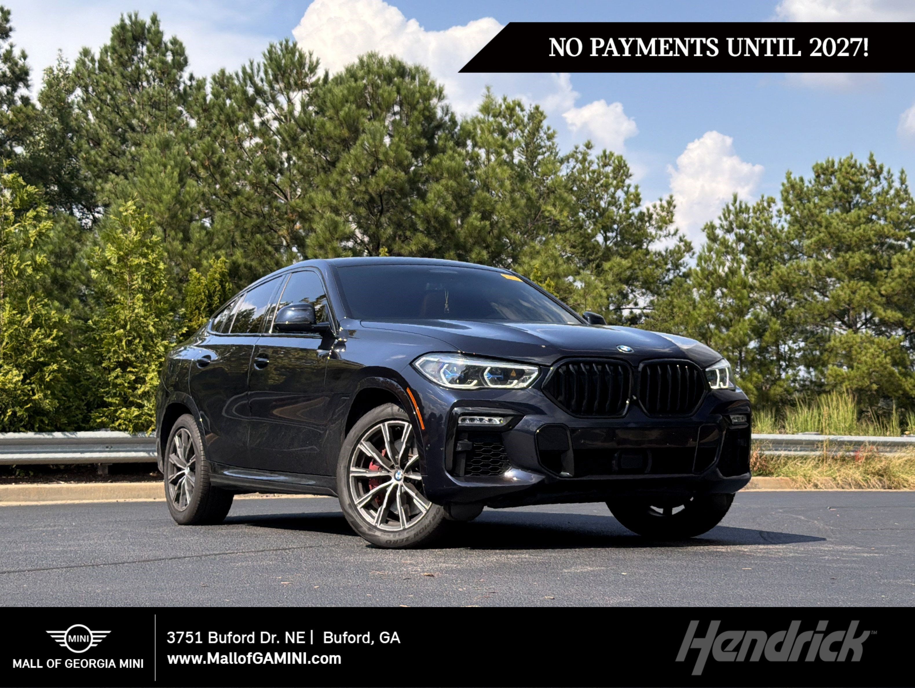 Used 2021 BMW X6 M50i w/ Executive Package AWD/4WD image 1