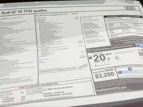 New 2025 Audi Q7 3.0T Prestige w/ Prestige Package image 19