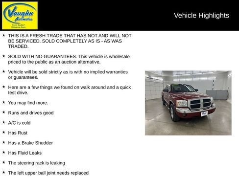 Used 2007 Dodge Dakota Laramie w/ Popular Equipment Group AWD/4WD image 2