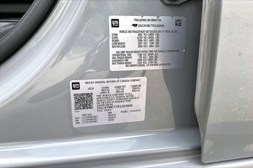 Used 2024 Chevrolet Silverado 2500 Custom w/ Custom Value Package AWD/4WD image 44