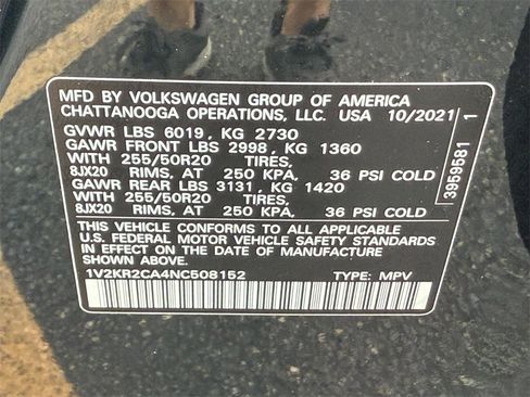 Used 2022 Volkswagen Atlas SE w/ Panoramic Sunroof Package image 23