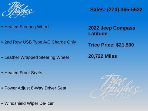 Used 2022 Jeep Compass Latitude w/ Convenience Group FWD image 36