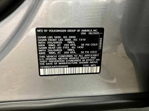 New 2026 Volkswagen Atlas SEL image 35