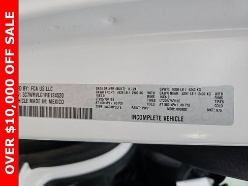 New 2024 RAM ProMaster 3500 w/ Convenience Group image 41