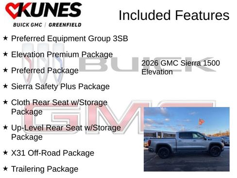 New 2026 GMC Sierra 1500 Elevation w/ Elevation Premium Package image 3