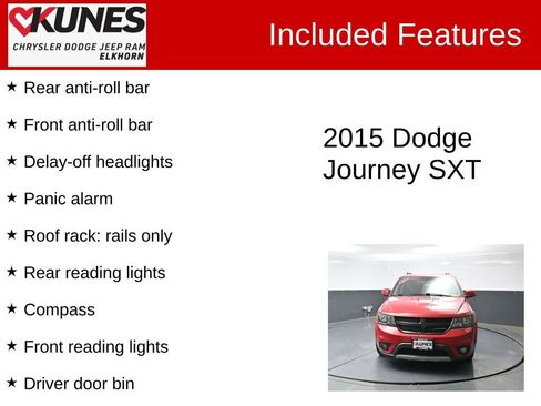 Used 2015 Dodge Journey SXT w/ Flexible Seating Group FWD image 4