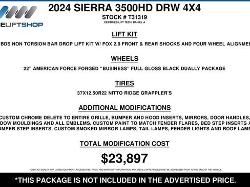 Used 2024 GMC Sierra 3500 Denali w/ Denali Reserve Package image 2