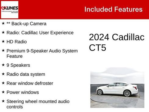 Used 2024 Cadillac CT5 Premium Luxury w/ Climate Package image 3