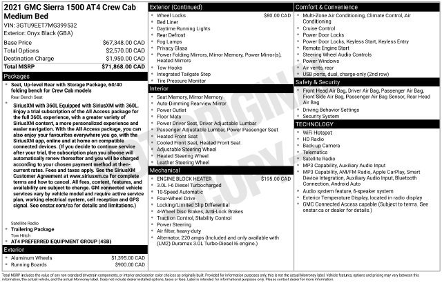 Used 2021 GMC Sierra 1500 AT4 AWD/4WD image 5