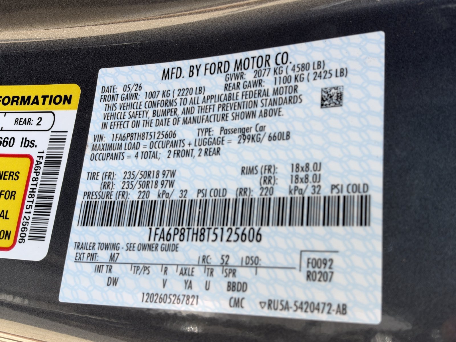 New 2026 Ford Mustang Coupe RWD image 23