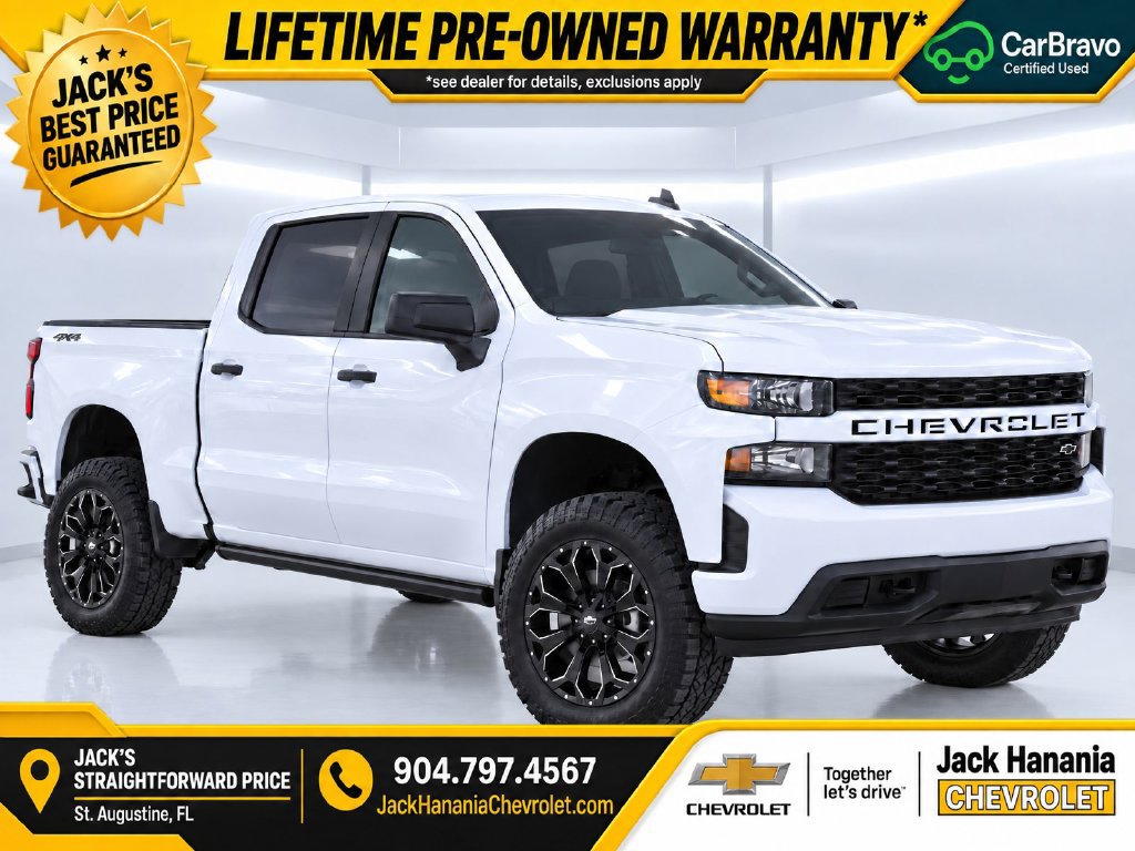 Used 2021 Chevrolet Silverado 1500 Custom AWD/4WD image 1