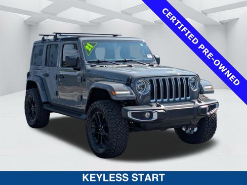 Used 2021 Jeep Wrangler Unlimited Sahara w/ Cold Weather Group AWD/4WD image 2