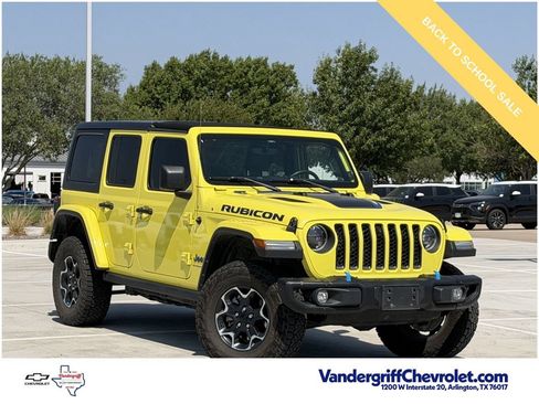 Used 2023 Jeep Wrangler Unlimited Rubicon 4xe w/ Steel Bumper Group AWD/4WD image 2