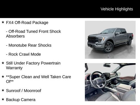 Certified 2023 Ford F150 Lariat w/ Equipment Group 502A High image 16