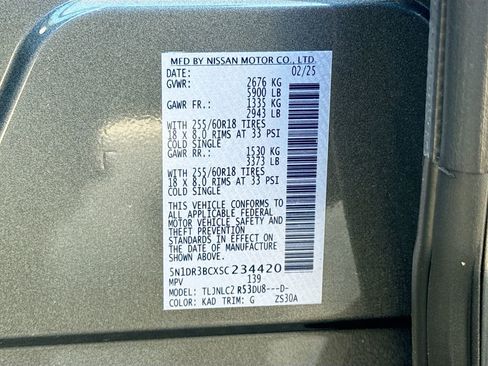 New 2025 Nissan Pathfinder SV image 35